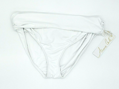 Anne Cole Ladies Swimwear White Bikini Bottoms 3 Way Convertible $13.56