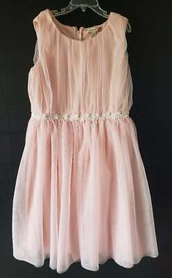 #ad Girls Size 16 Speechless Powder Pink Spring Summer Dressy Dress Sleeveless Layer $22.95
