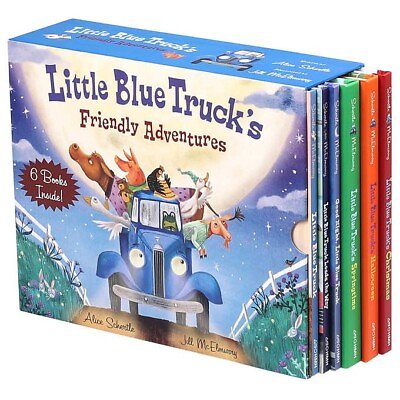 Little Blue Truck’S Friendly Adventures: 6 Book Box Set $39.99