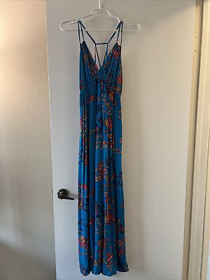 Floral Maxi Dress Size Medium $10.00