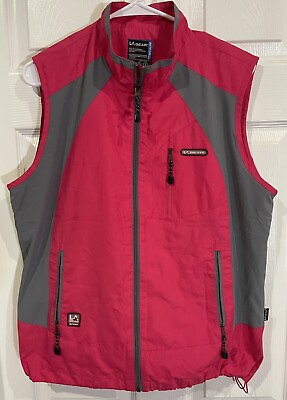 #ad #ad Ladies Red LA Gear Stretch Sports Vest Size Medium fits a little large $15.99