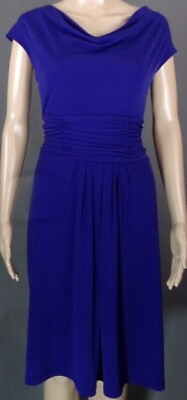 #ad AA STUDIO BLUE DRESS SIZE 10 $14.99