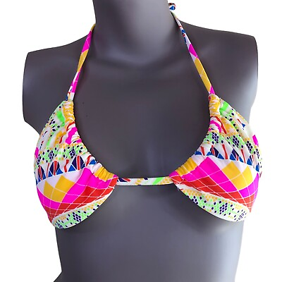 #ad Mara Hoffman Bikini Tops Mixed Sizes XS Small ￼ Colorful Geometric ￼ $13.18