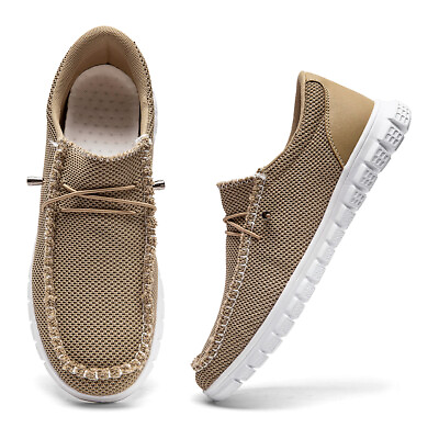 Lightweight Stretch Men#x27;s Loafers Breathable Casual Slip on Sneakers Shoes Size $27.99