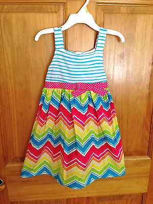 #ad NWT Little Girl#x27;s Sweet Heart Rose Size 4 Sleeveless Summer Dress Sundress $14.99