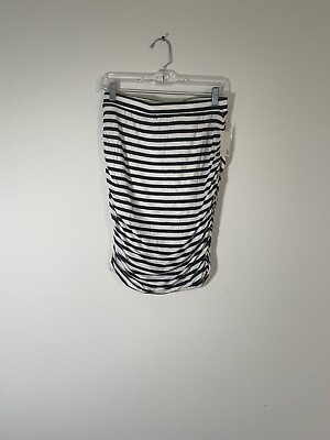 #ad 🔥$20 NWT SO Kohls Striped Skirt Sz Lg Synched Sides $8.00