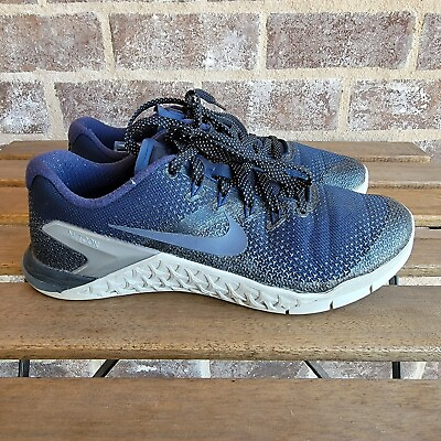 Nike Metcon 4 Sneakers Womens 9 Blue Training Running Shoes Comfort AJ7804 440 $32.98