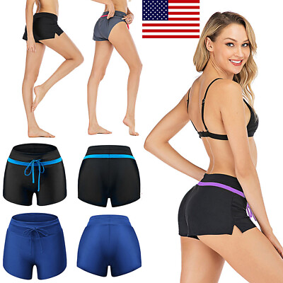 #ad Women Summer Trunks Swimming Beach Swim Shorts Bottoms Bikini Hot Pants Gym NEW $7.88