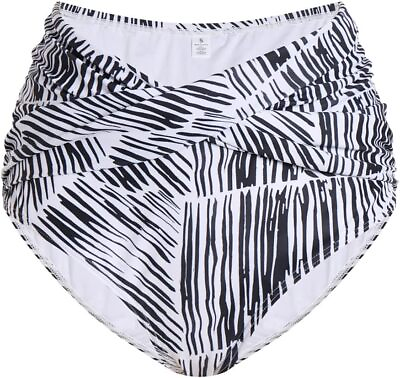 #ad Yilisha Women High Waisted Bikini Bottoms Tummy Control Swim Bottoms Plus Size B $38.24