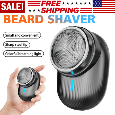 #ad Mini shave Portable Electric Shaver for Men Razor USB Rechargeable Home Travel $11.73