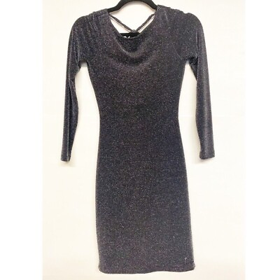 #ad Fredericks little black dress xs shimmer dress low droop back $11.00