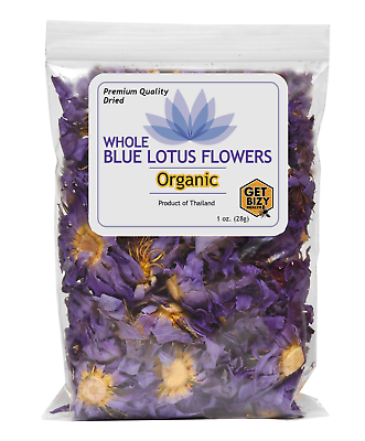 #ad Egyptian Blue Lotus Flowers Nymphaea Caerulea 1 oz 28g ships from Atlanta $13.98