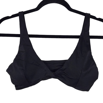#ad Andie Black Bikini Top Black Swim Top NWT Medium Black Swimwear Andie Swim Top $22.80