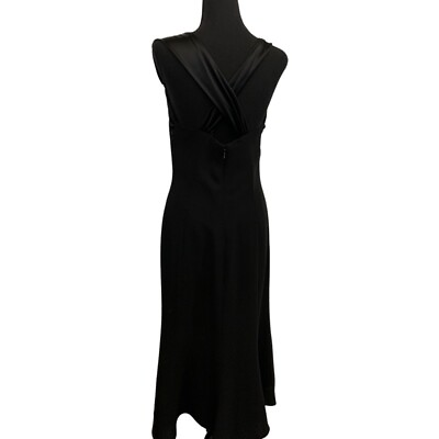 #ad NWT JONES NEW YORK Cocktail Evening Dress Size 10 Satin Party Little Black Dress $18.99