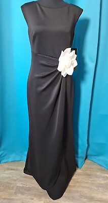 #ad JH Evenings Formal Long Dress Size 6 Black $75.00