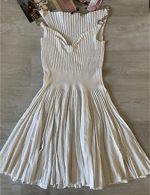 #ad RARE Gucci Pastel White Tiered Maxi Bustier Dress Small Fairy Ballet Coquette S $900.00