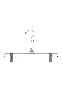 Pants and Skirt Hangers 12 inch Chrome Pack of 20 $41.67