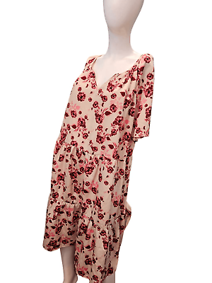 #ad MPH Collection Plus Size Floral Boho Dress 1X Womens $35.00