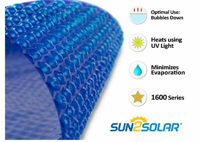 Sun2Solar 1600 Series Rectangular Ultimate Solar Heating Cover Choose Size $315.92