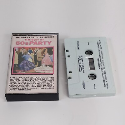 #ad The Best of 50s Party 50s Rock Priority Records Compilation Cassette Everly Bros $6.95