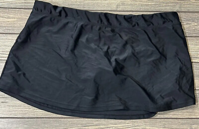 #ad #ad Island Waves Women’s Black Swim Skirt Bathing Suit Bottom $14.99