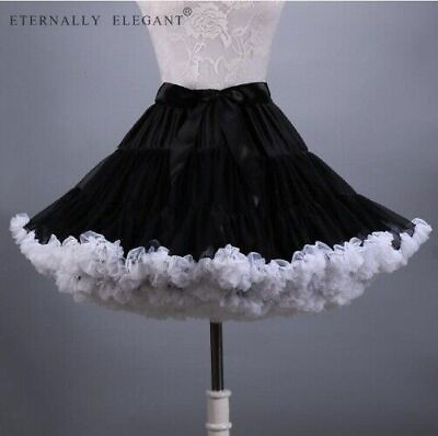 #ad Hot Sale Colorful Tulle Girls Petticoat Underskirt Lolita Faldas Tulle Skirt $31.54