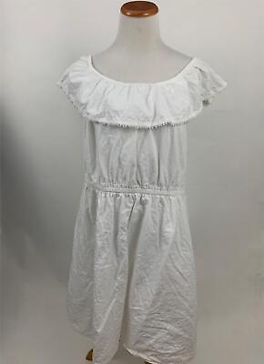 #ad Faded Glory white cotton Sun Dress Women#x27;s XXL $15.00