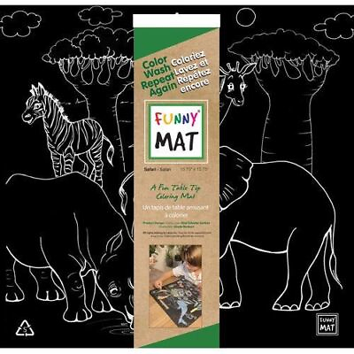 #ad Funny Mat Funny Mat Drawing Coloring Mat FNMSAFARIB $12.40