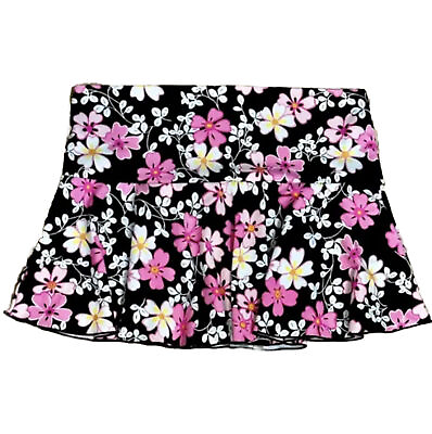 #ad VICTORIA’S SECRET Quick Dry Swimsuit Cover Up Skirt Pink Black Floral Sz S $9.99