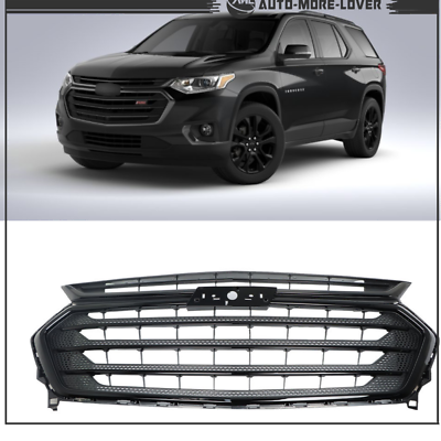 #ad Front Upper Grille 84924280 Black For 2018 2019 2020 2021 Chevrolet Traverse $132.64