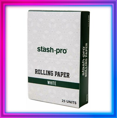 #ad STASH PRO ORGANIC HEMP SMALL SIZE SLIM ROLLING PAPER 50count BOX 100% Authentic $23.99