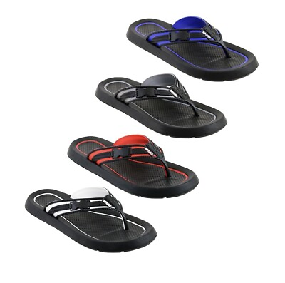 Men’s Sandals Casual Slippers Shoes Non Slip Beach Flip Flops Athletic Sandals $14.99