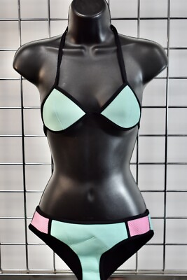 #ad #ad Designer Triangle Women#x27;s Three Pieces Bikini bathing suit Size SMALL On Sale $20.30