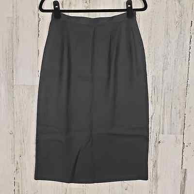 #ad Harve Benard Vintage 80s Black Midi Pencil Skirt Women#x27;s Size 10 $18.00