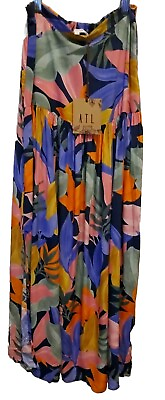 #ad Abel The Label Womens Juniors Skirt Long Floral Print Size Small $23.00
