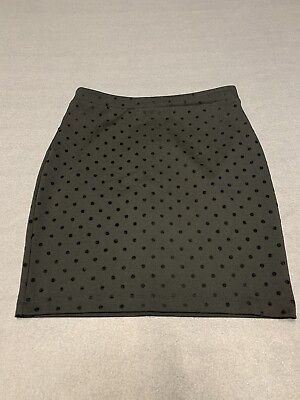 #ad Ann Taylor Loft skirt women’s 2 black zip back $10.35
