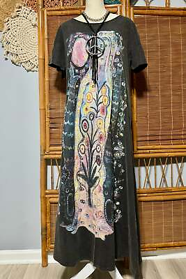 #ad Jaded Gypsy Hippie Sea Goddess Grunge Maxi T Shirt Dress $108.00