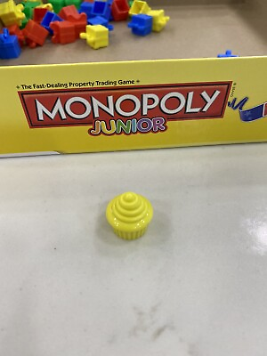Monopoly Junior Party Replacement Pieces Parts Cupcake Token Yellow $9.09