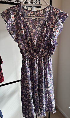 #ad Summer Dress Size Medium Floral Print $15.00