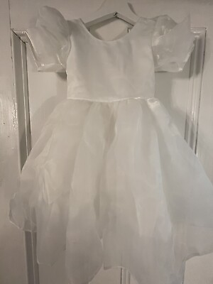 #ad 3T Little Girls Tulle Party Dress with Puffy Short Sleeves $52.00
