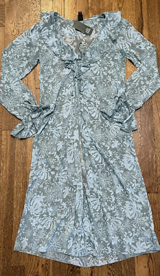 #ad Wild Fable Women#x27;s Size XS Kimono Beach Cover Up Long Sleeve Sheer Duster $14.99