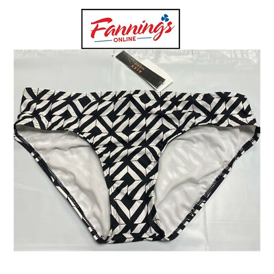 #ad Alex Marie Grid Lines Bikini Bottoms E41 $13.95