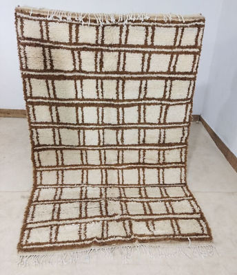 #ad Moroccan rug vintage Beni Ourain Rug Berber rug area rug teppich boho 4x6 ft $373.50