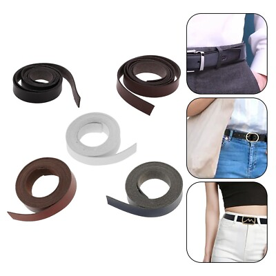 #ad 2m Long Diy Leather Craft Strap Water Buffalo Neck Leather Wide Range of Uses $9.01