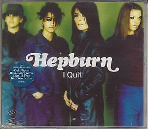 #ad Hepburn I Quit CD UK Columbia 1999 part 2 wth limited poster b w dave sears on GBP 3.42