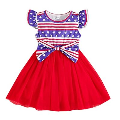 #ad #ad Toddler Girl Summer Fall Floral Dress Baby Girls 12 18 Months Red Tulle $18.97