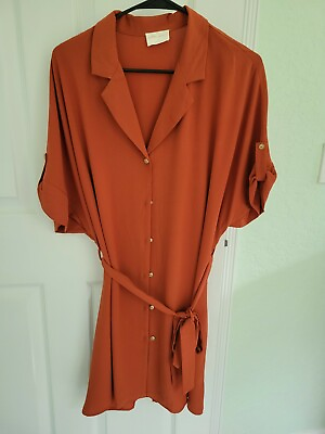 Orange womens dress $14.00