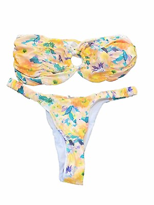 #ad #ad NEW Women’s Bikini Swimwear Set Tropical Brazilian Swimsuit Beach Fruit $10.00