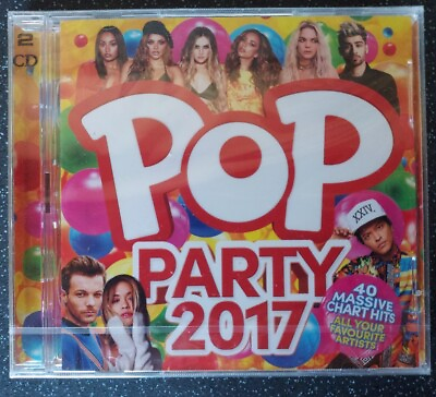 #ad Pop Party 2017 2 CD Album 40 Chart Hits Various Artists Brand New amp; Sealed GBP 2.78