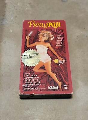 #ad Pretty Kill VHS Tape 1985 David Birney Season Hubley Erotic Horror Movie Lorimar $34.50